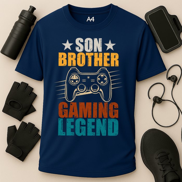 Son Brother Gaming Legend Gamer Performance Shirt