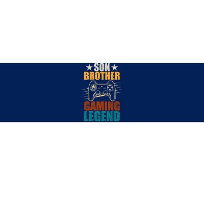 Son Brother Gaming Legend Gamer Bumper Sticker