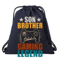 Son Brother Gaming Legend Gamer Drawstring Bag