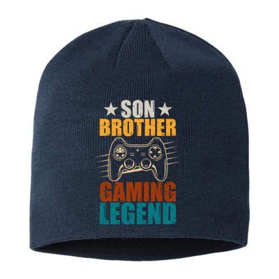 Son Brother Gaming Legend Gamer Sustainable Beanie