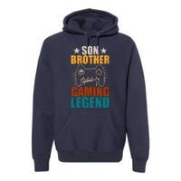 Son Brother Gaming Legend Gamer Premium Hoodie