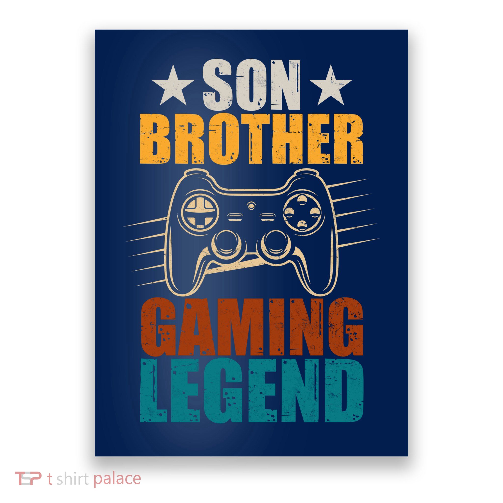 Son Brother Gaming Legend Gamer Poster
