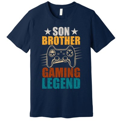 Son Brother Gaming Legend Gamer Premium T-Shirt