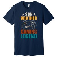 Son Brother Gaming Legend Gamer Premium T-Shirt