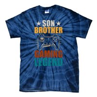 Son Brother Gaming Legend Gamer Tie-Dye T-Shirt