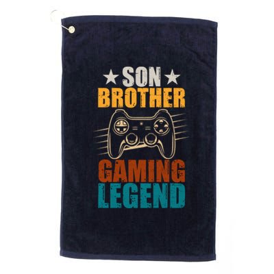 Son Brother Gaming Legend Gamer Platinum Collection Golf Towel