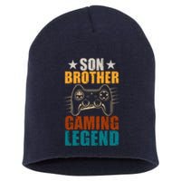 Son Brother Gaming Legend Gamer Short Acrylic Beanie