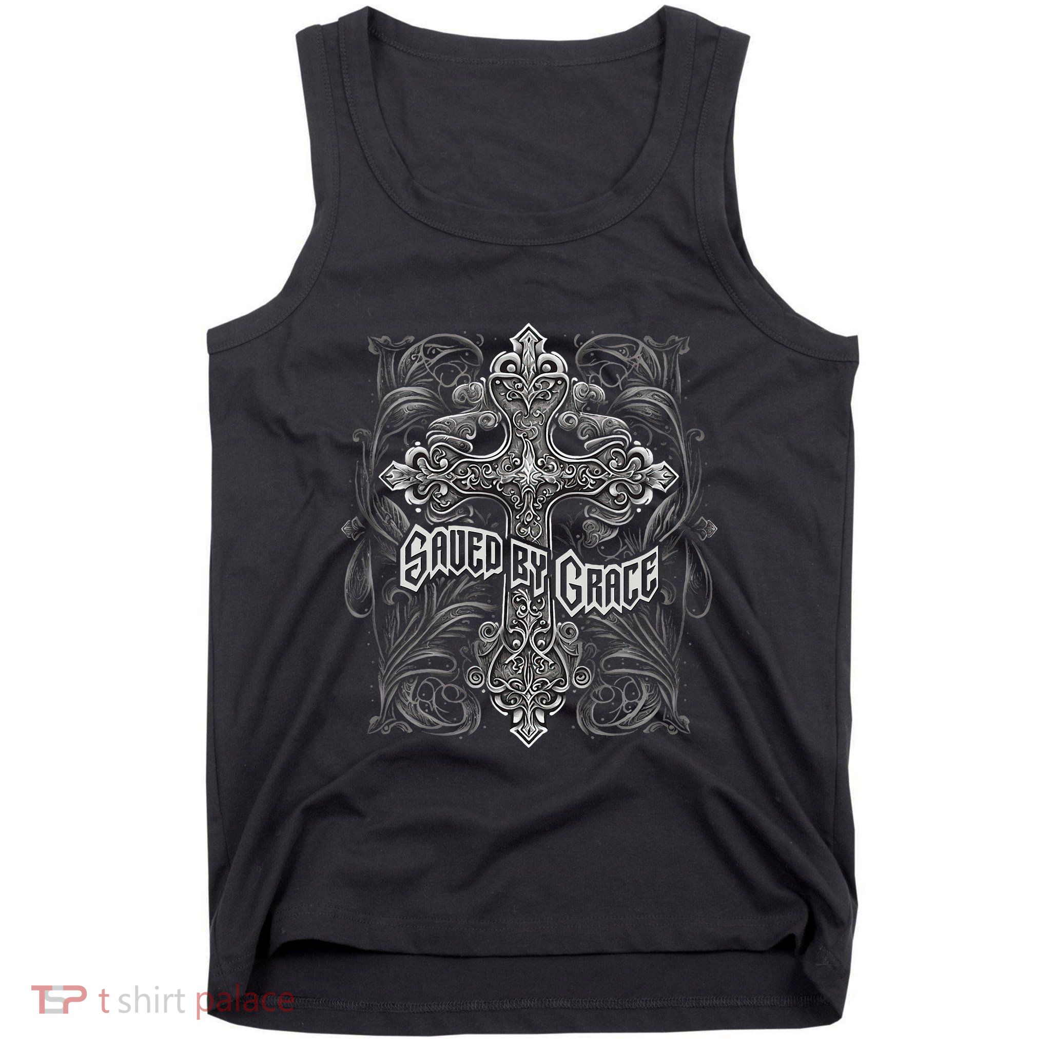 Saved By Grace Christian Tank Top