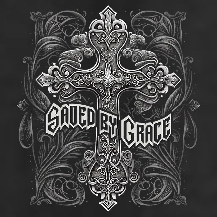 Saved By Grace Christian Golf Towel