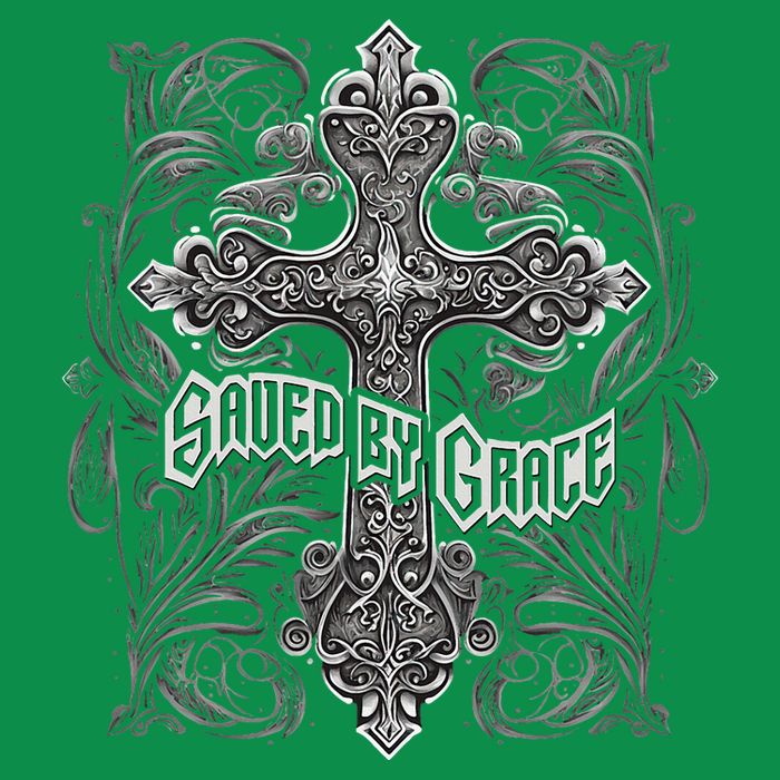 Saved By Grace Christian Long Sleeve Shirt