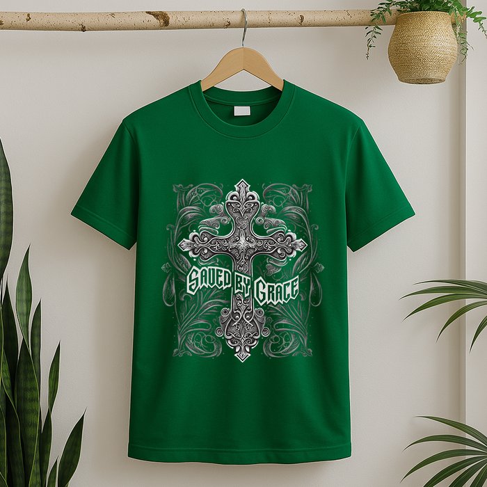 Saved By Grace Christian T-Shirt