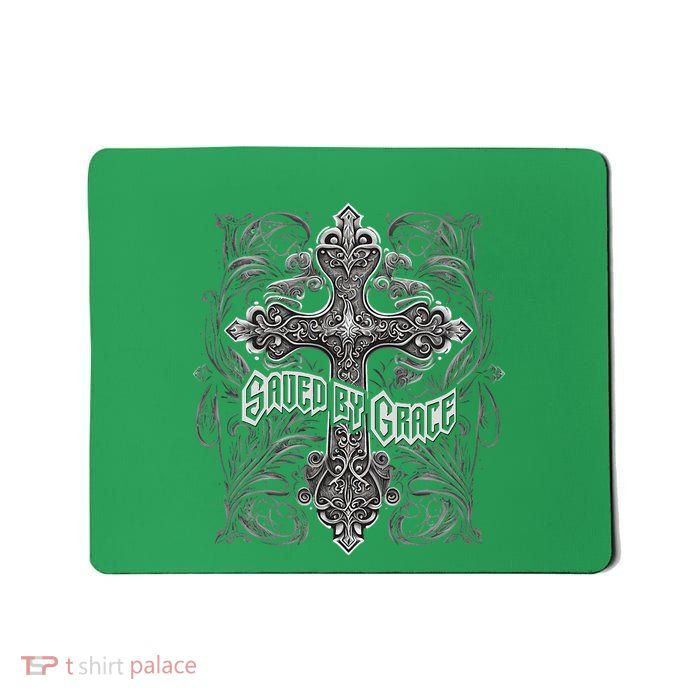 Saved By Grace Christian Mousepad