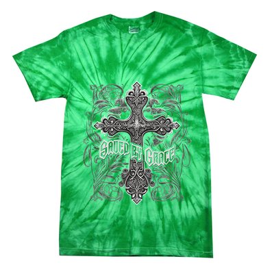 Saved By Grace Christian Tie-Dye T-Shirt