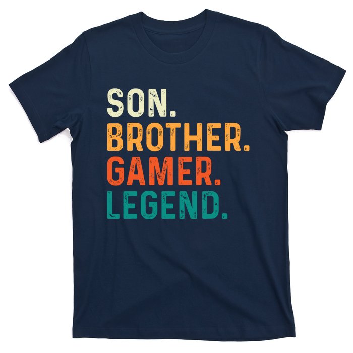 Son Brother Gamer Legend Funny Gaming T-Shirt