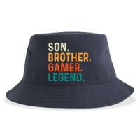 Son Brother Gamer Legend Funny Gaming Sustainable Bucket Hat