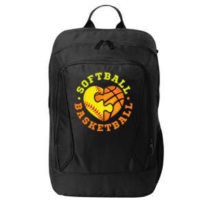 Softball Basketball Gift City Backpack