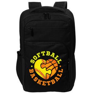 Softball Basketball Gift Impact Tech Backpack