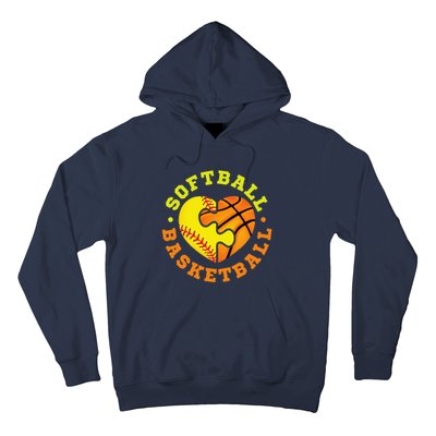 Softball Basketball Gift Hoodie