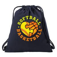 Softball Basketball Gift Drawstring Bag