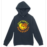 Softball Basketball Gift Urban Pullover Hoodie