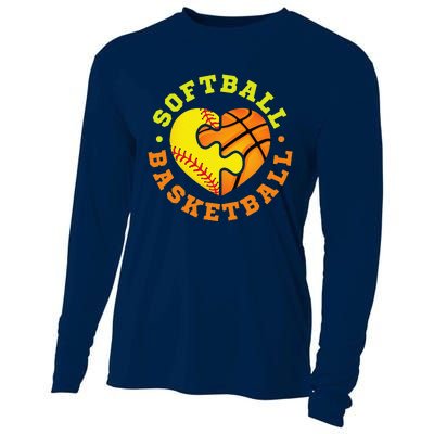 Softball Basketball Gift Cooling Performance Long Sleeve Crew