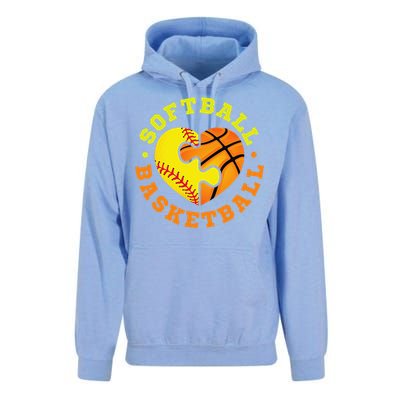 Softball Basketball Gift Unisex Surf Hoodie