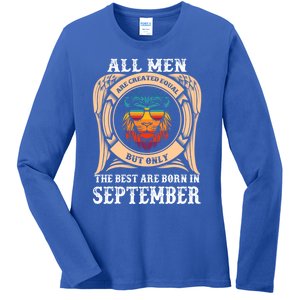 September Birthday Gift Born In September Idea Gift Ladies Long Sleeve Shirt