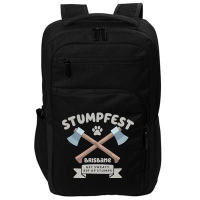 Stumpfest Brisbane Get Sweaty Rip Up Stumps Dad Mode Impact Tech Backpack