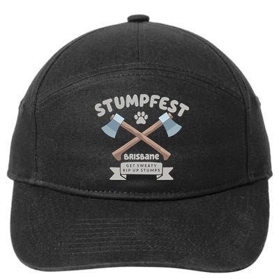 Stumpfest Brisbane Get Sweaty Rip Up Stumps Dad Mode 7-Panel Snapback Hat