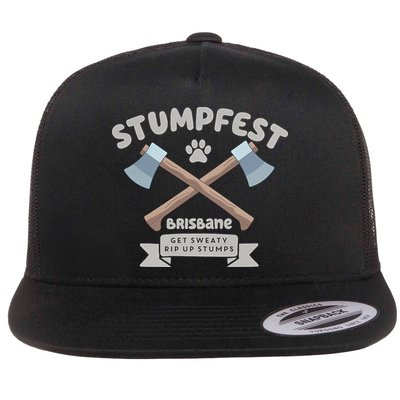 Stumpfest Brisbane Get Sweaty Rip Up Stumps Dad Mode Flatbill Hat