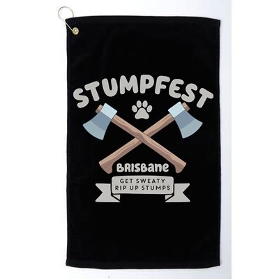 Stumpfest Brisbane Get Sweaty Rip Up Stumps Dad Mode Golf Towel
