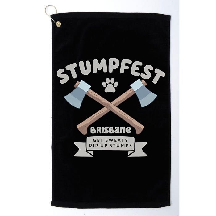 Stumpfest Brisbane Get Sweaty Rip Up Stumps Dad Mode Golf Towel