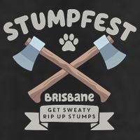 Stumpfest Brisbane Get Sweaty Rip Up Stumps Dad Mode Golf Towel