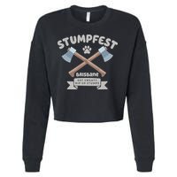 Stumpfest Brisbane Get Sweaty Rip Up Stumps Dad Mode Cropped Pullover Crew