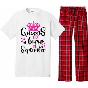 September Bday Great Gift Queens Are Born In September Gift Pajama Set