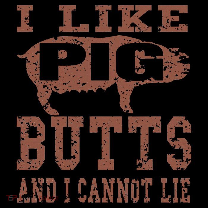 Silhouette Bbq Grill I Like Pig Butts And I Cannot Lie Baby Bodysuit