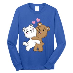 Sweet Bear Great Gift Funny Couple Valentine's Day Love You Meaningful Gift Long Sleeve Shirt