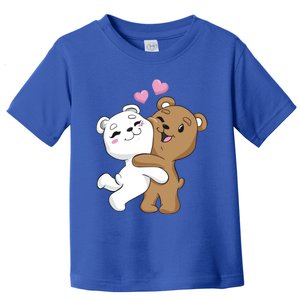 Sweet Bear Great Gift Funny Couple Valentine's Day Love You Meaningful Gift Toddler T-Shirt