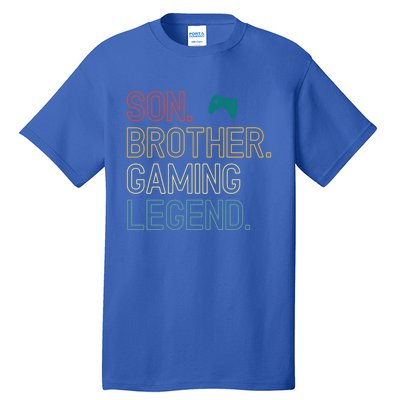 Son Brother Gaming Legend For Gamer Gift Tall T-Shirt