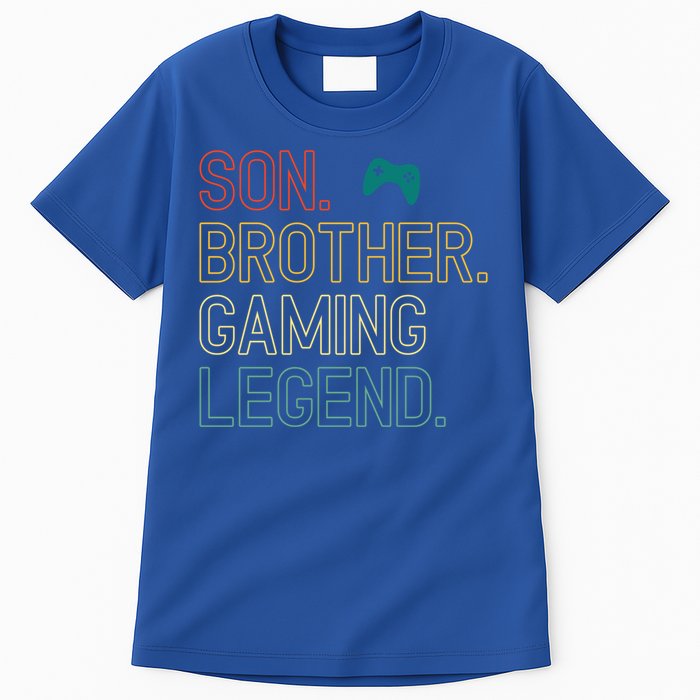 Son Brother Gaming Legend For Gamer Gift Tall T-Shirt