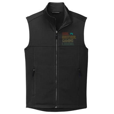 Son Brother Gaming Legend For Gamer Gift Collective Smooth Fleece Vest