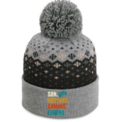 Son Brother Gaming Legend Next Level Gear And Accessories Gift The Baniff Cuffed Pom Beanie