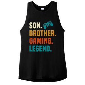 Son Brother Gaming Legend Next Level Gear And Accessories Gift Ladies PosiCharge Tri-Blend Wicking Tank