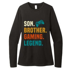 Son Brother Gaming Legend Next Level Gear And Accessories Gift Womens CVC Long Sleeve Shirt