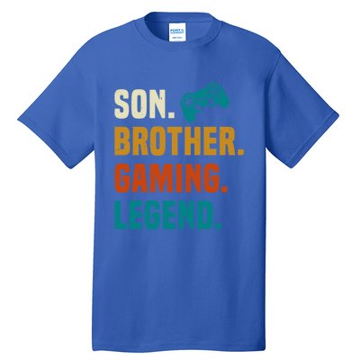 Son Brother Gaming Legend Next Level Gear And Accessories Gift Tall T-Shirt