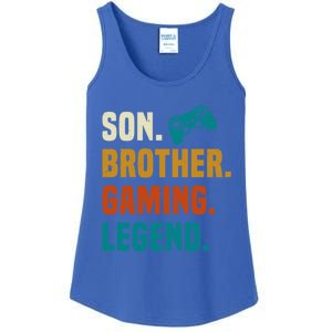 Son Brother Gaming Legend Next Level Gear And Accessories Gift Ladies Essential Tank