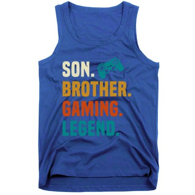 Son Brother Gaming Legend Next Level Gear And Accessories Gift Tank Top