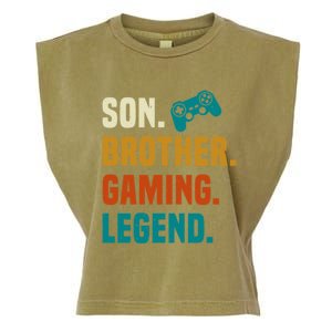 Son Brother Gaming Legend Next Level Gear And Accessories Gift Garment-Dyed Women's Muscle Tee