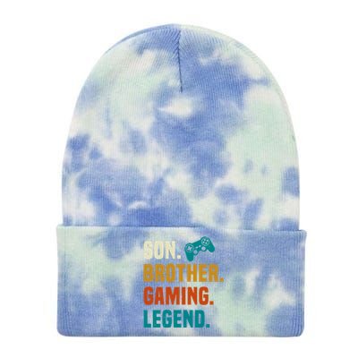 Son Brother Gaming Legend Next Level Gear And Accessories Gift Tie Dye 12in Knit Beanie