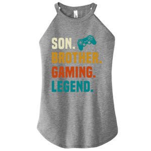 Son Brother Gaming Legend Next Level Gear And Accessories Gift Women's Perfect Tri Rocker Tank